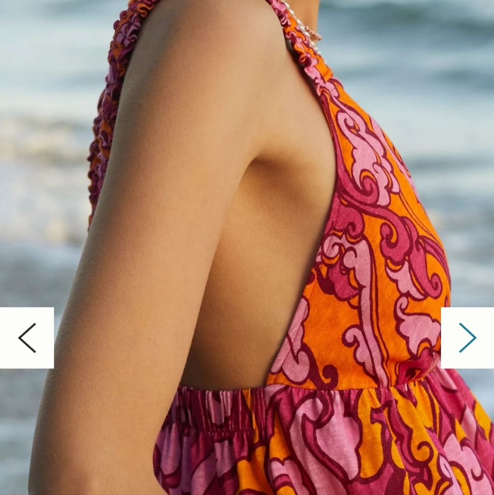 Anthropologie Maeve Maxi Dress Large - Picture 2 of 4